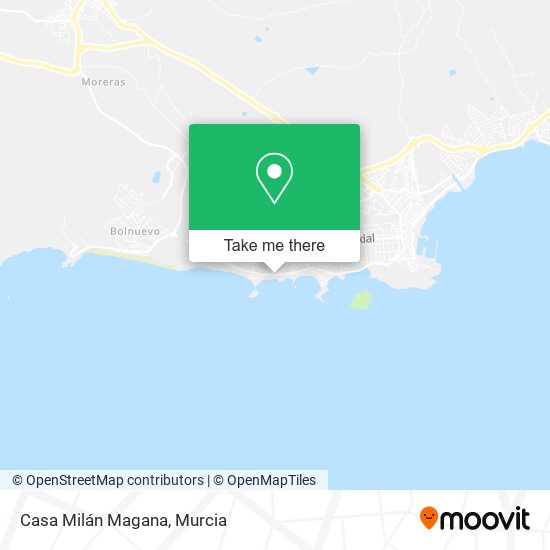 mapa Casa Milán Magana