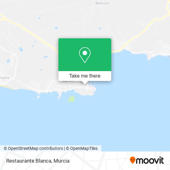 mapa Restaurante Blanca