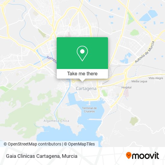 Gaia Clinicas Cartagena map