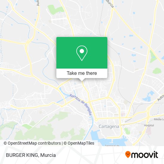 BURGER KING map