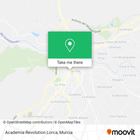 Academia Revolution Lorca map