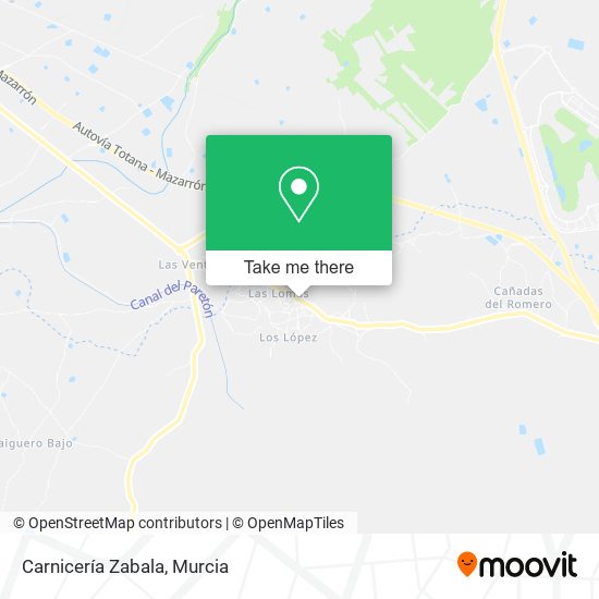 Carnicería Zabala map