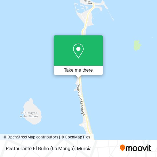 mapa Restaurante El Búho (La Manga)