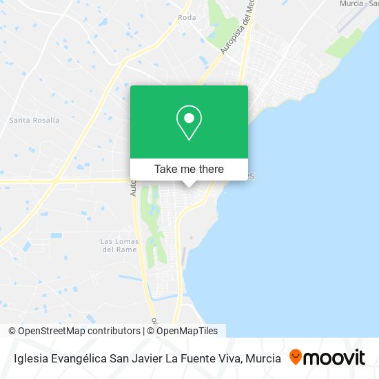 Iglesia Evangélica San Javier La Fuente Viva map