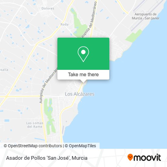 Asador de Pollos 'San José' map