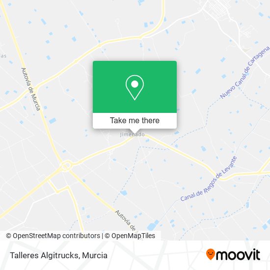 Talleres Algitrucks map