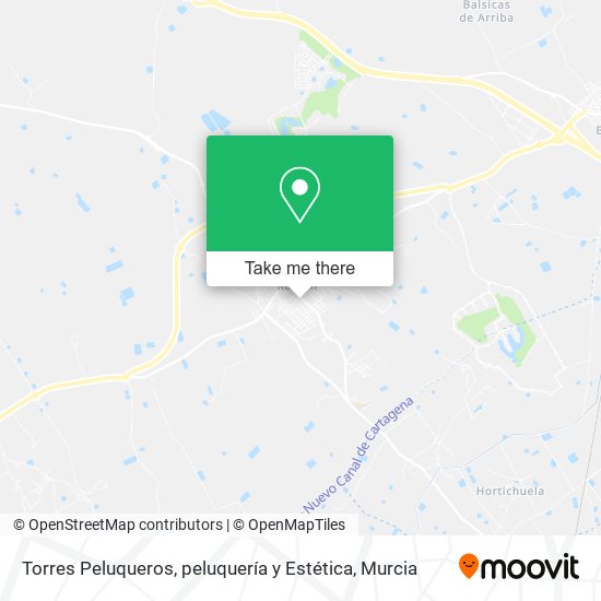 Torres Peluqueros, peluquería y Estética map