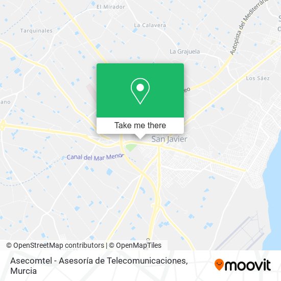Asecomtel - Asesoría de Telecomunicaciones map