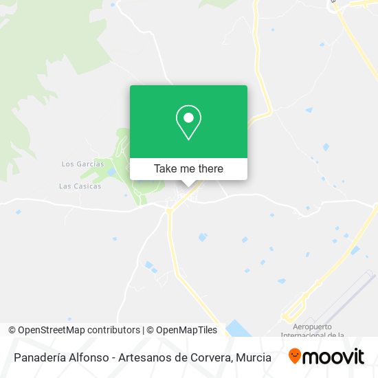 Panadería Alfonso - Artesanos de Corvera map