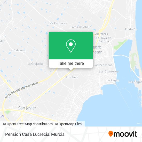Pensión Casa Lucrecia map