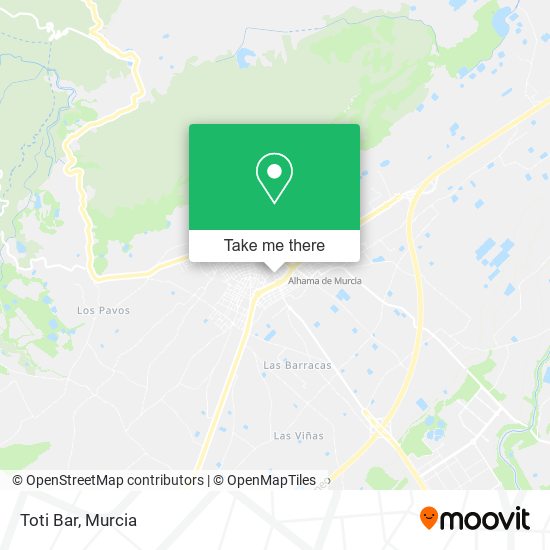 Toti Bar map