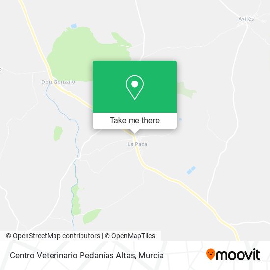 Centro Veterinario Pedanías Altas map