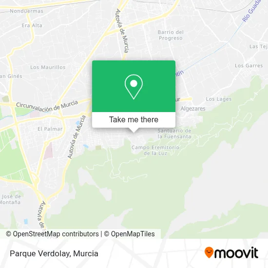 Parque Verdolay map