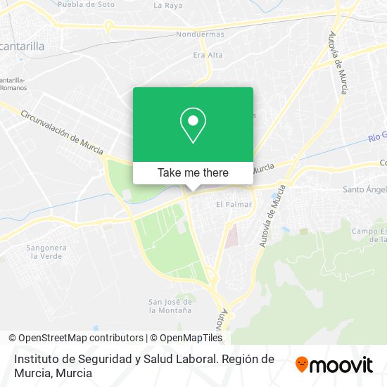 Instituto de Seguridad y Salud Laboral. Región de Murcia map