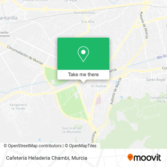 Cafeteria Heladería Chambi map