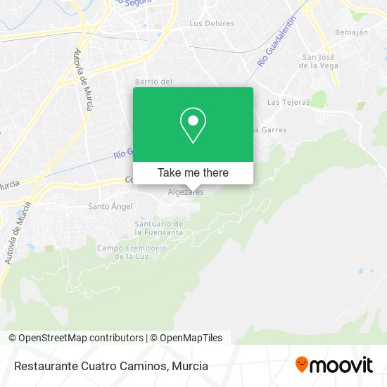 Restaurante Cuatro Caminos map