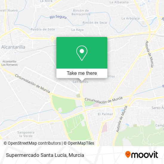 Supermercado Santa Lucía map