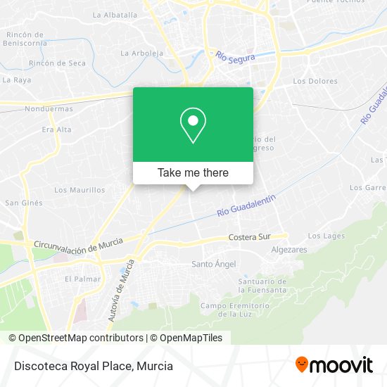 Discoteca Royal Place map