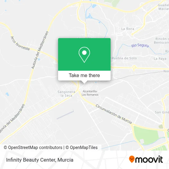 Infinity Beauty Center map