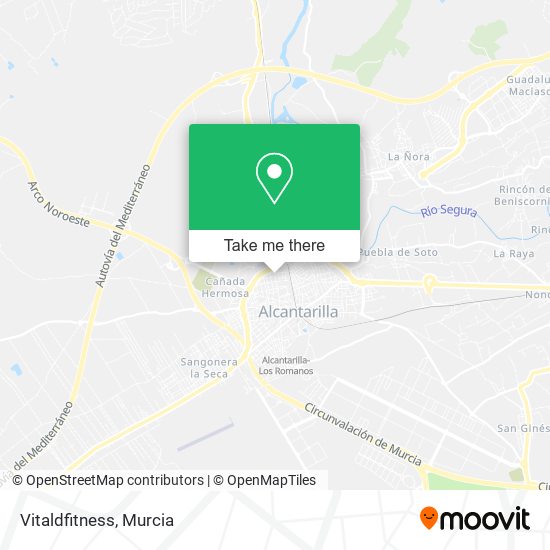 Vitaldfitness map