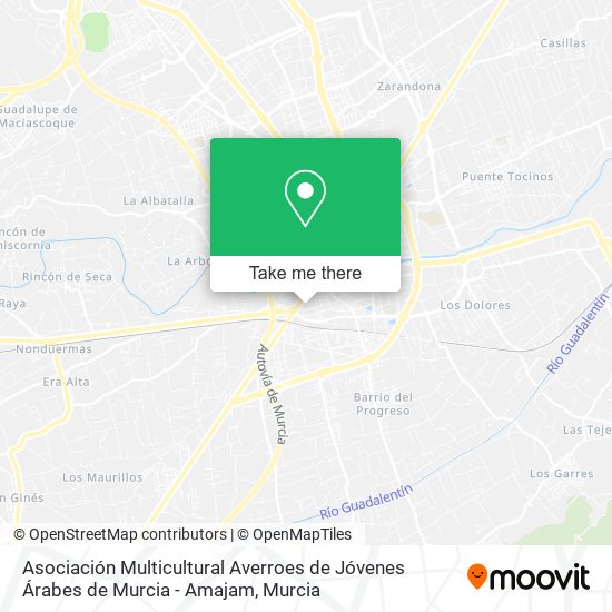 Asociación Multicultural Averroes de Jóvenes Árabes de Murcia - Amajam map
