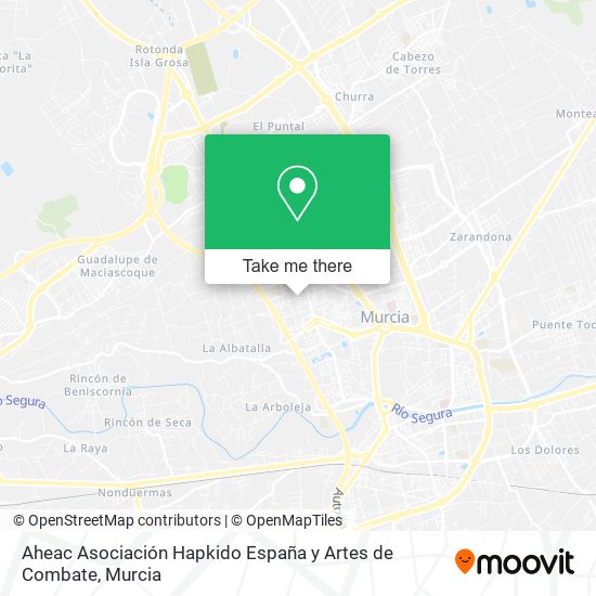 Aheac Asociación Hapkido España y Artes de Combate map