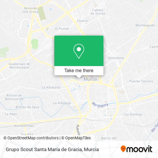 mapa Grupo Scout Santa María de Gracia
