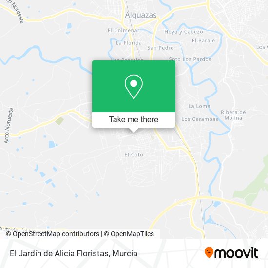 El Jardín de Alicia Floristas map