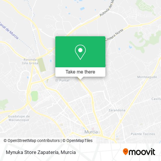 Mynuka Store Zapatería map