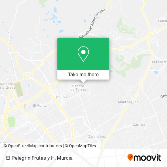 El Pelegrin Frutas y H map