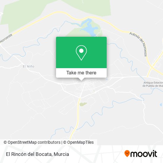 El Rincón del Bocata map