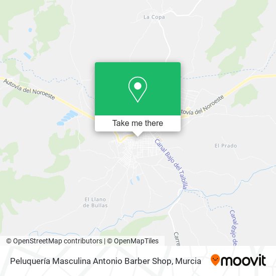 Peluquería Masculina Antonio Barber Shop map