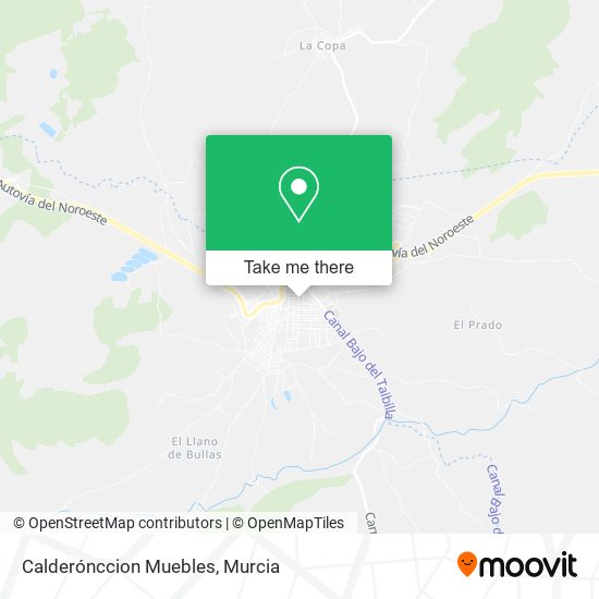 Calderónccion Muebles map