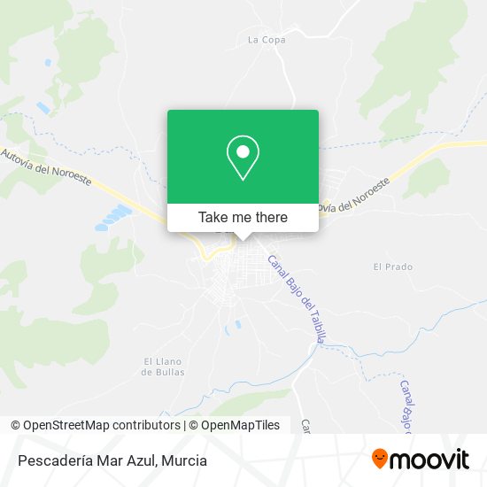 Pescadería Mar Azul map