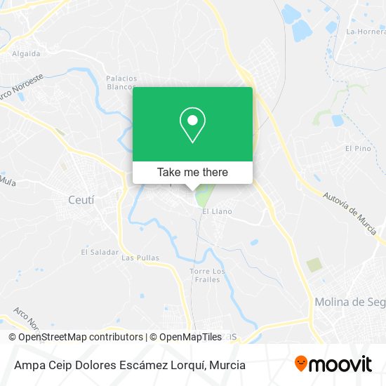 Ampa Ceip Dolores Escámez Lorquí map