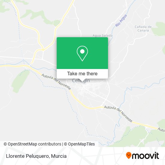 mapa Llorente Peluquero