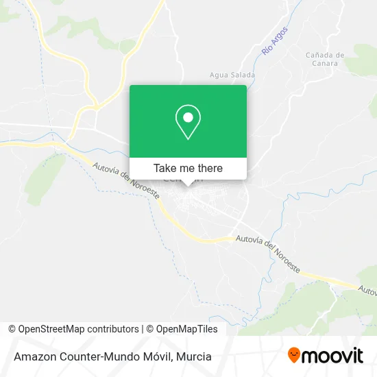 Amazon Counter-Mundo Móvil map