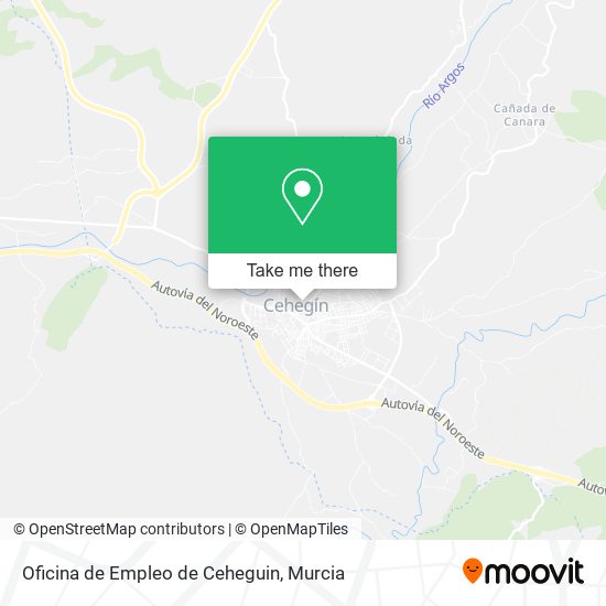 Oficina de Empleo de Ceheguin map