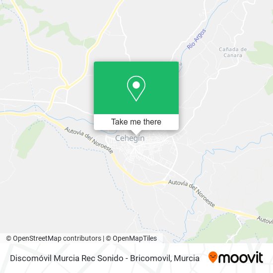 Discomóvil Murcia Rec Sonido - Bricomovil map