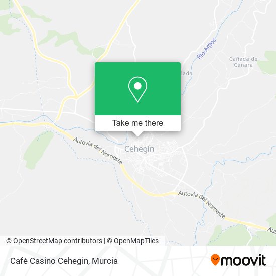 Café Casino Cehegin map