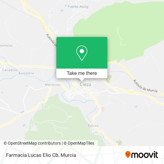 Farmacia Lucas Elio Cb map