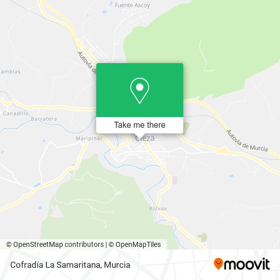 Cofradía La Samaritana map