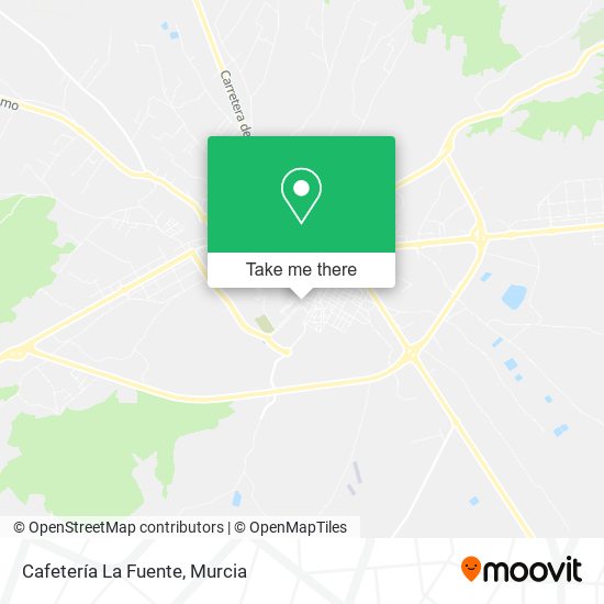 Cafetería La Fuente map