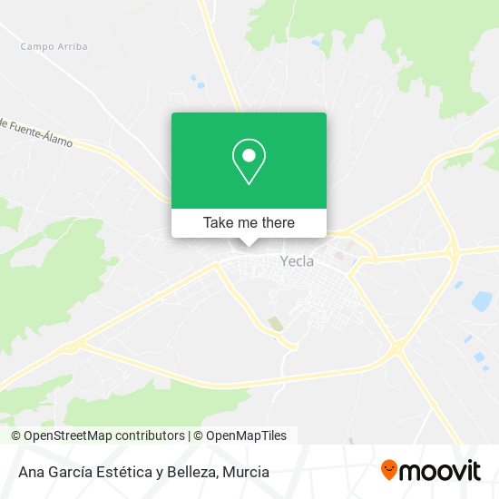 Ana García Estética y Belleza map