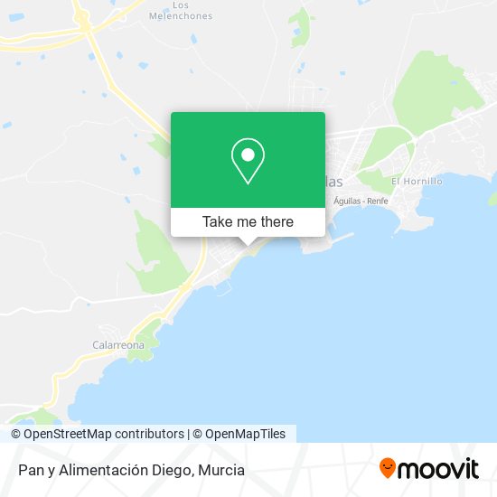 Pan y Alimentación Diego map
