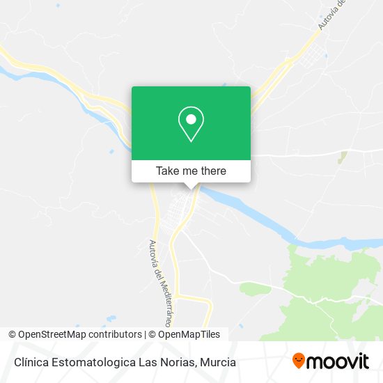Clínica Estomatologica Las Norias map