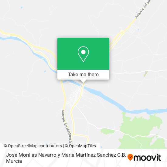 Jose Morillas Navarro y Maria Martínez Sanchez C.B map