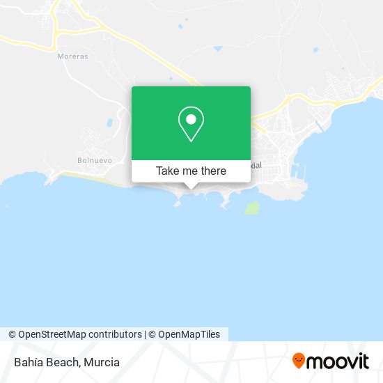 Bahía Beach map