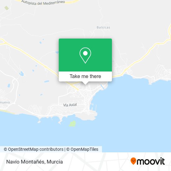 Navío Montañés map