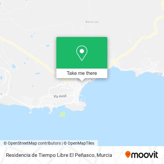 Residencia de Tiempo Libre El Peñasco map
